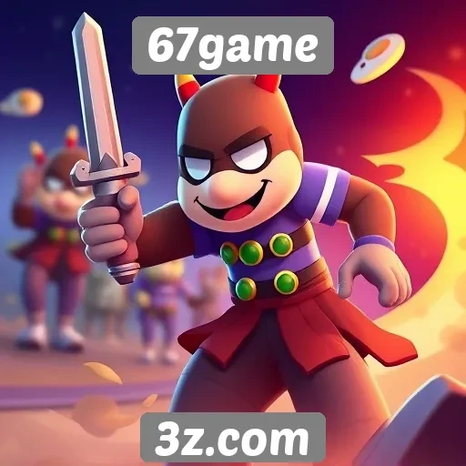 Variedade de jogos disponíveis na plataforma 67game